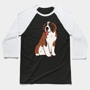 Saint Bernard illustration Baseball T-Shirt